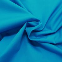 Poplin aqua blauw