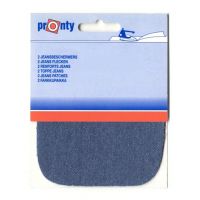 Spijker knielappen jeans medium blauw 074