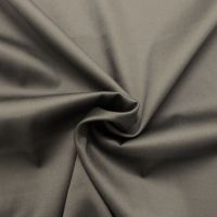 Katoen stretch satijn taupe