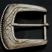 Ceintuurgesp oud zilver
