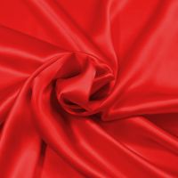 zijde satijn fel rood kleur 32