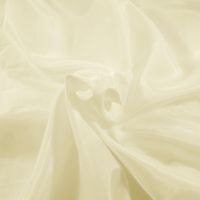 Katoen Zijde voile ivory