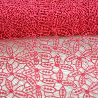 Guipure kant fuchsia kleur 063