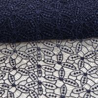Guipure kant donker blauw kleur 049