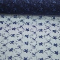 Tule kant donker blauw kleur 049