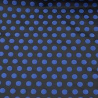 Jaquard taft kobalt blauw zwart kleur 05
