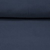 Ribfluweel / washed cord donker blauw