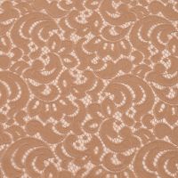 Guipure kant katoen/polyester nude