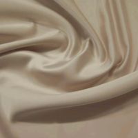 Crepe satijn licht taupe beige kl 950