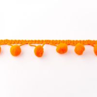 Bolletjesband groot oranje
