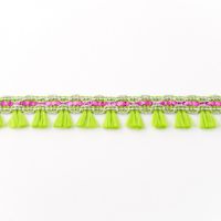Flosjesband mini lime groen