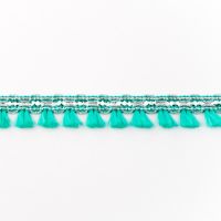 Flosjesband mini groen jade