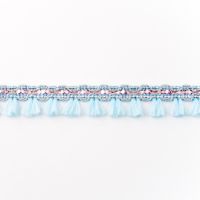 Flosjesband mini licht blauw