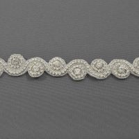 Crystal band 3cm opstrijkbaar