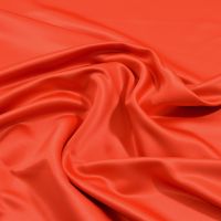 Crepe satijn kleur 962 oranje rood