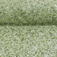 Exclusieve haute couture pailletten linde groen 90cm breed