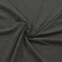 Tricot katoen melange antraciet grijs kleur 068