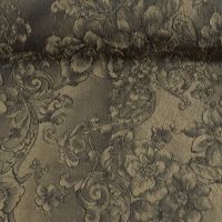 Exclusieve Zijde Jacquard bloem camelt italiaans design