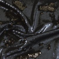 Kantel Pailletten donkerblauw zwart