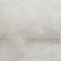 Glitter tule ivory