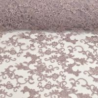 Couture kant taupe paars kleur 007