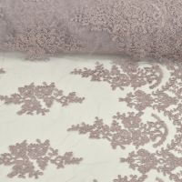 Couture kant taupe paars kleur 007