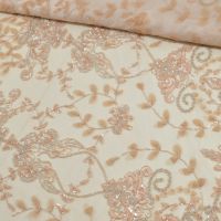 Haute couture kant /tule nude