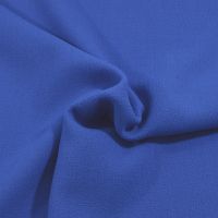 Dubbel crepe wol kobalt blauw azzurro