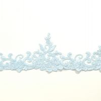 Randgarnering couture kant 10cm kleur 003 licht blauw