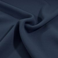 Dubbel crepe wol Kleur donker blauw