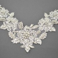 Applicatie met crystal en pailletten 30cm