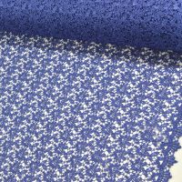 Guipure kant kobalt blauw