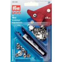 Prym drukkers 8mm mini zilver