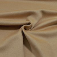 Cashmere Exclusieve Italiaanse mantelstof van  100% cashmere met diagonaal camel kleur