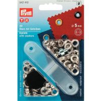 Prym nestels 5 mm zilver