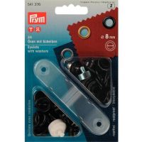 Prym nestels / ringen 8 mm gebronsd