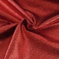 Metallic reliefstof rood / schubben 