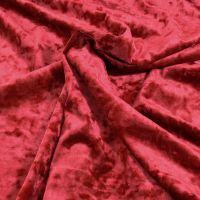 lycra velours cruched rood