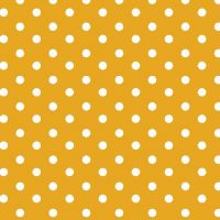 katoen poplin dots kleur  016 donker geel / oker