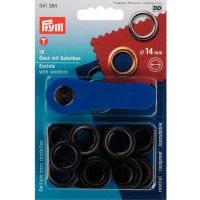 Prym nestels/  ringen 14mm gebronsd