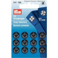 Prym drukknopen 11mm zwart