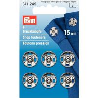 Prym drukknopen / drukkers zilver 15mm