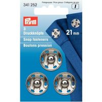 Prym drukknopen / drukkers zilver 21mm