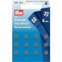 Prym drukknopen drukkers zilver 6mm