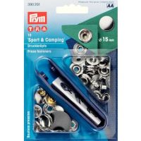 Prym drukkers 15 mm sport & camping zilver