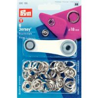 Prym drukkers 18mm jersey zilver