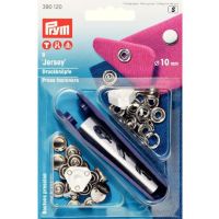 Prym drukkers 10 mm jersey zilver