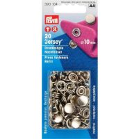 Prym drukkers 10 mm jersey navulling zilver