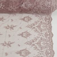 Tule kant taupe kleur 007