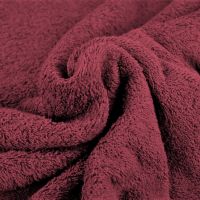  badstof bordeaux rood